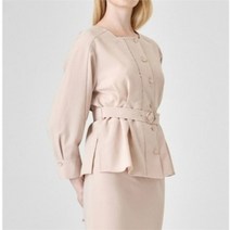 케이엘 KL SH02 스퀘어벨티드 블라우스2cr KWBLLI0200