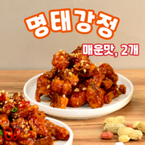 [명인] 속초 코다리 명태 강정 500g 매운맛, 2개
