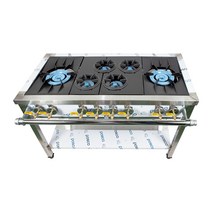 오즈테크 업소용 가스렌지 1200 양타 간택기 친환경 세라믹 버너 LPG LNG 화구, 1세대 무쇠화구, 일반A타입-줄석쇠