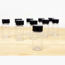투명 실험 용기 유리 바이알 5ml 10개 교육 학습 용품 수업 학교