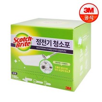 3M 대용량 정전기 청소포 대형 150매, 없음