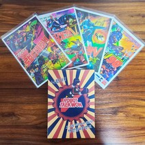 400세트 추억의 태권브이 책받침 4종 콜렉터 세트