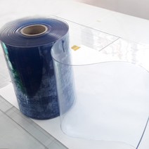 (청투명2mm/폭30cm/길이20m Roll) PVC연질폴리염화비닐 두꺼운 아스테이지 방풍방충용 비닐커튼 비닐커텐 바람막이 용접차단막차광막가림막용 비닐