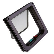 방묘문 방묘창 펫도어 문s 소재 플라스틱 열기 설치 잠금 플랩 동물 작은 애완 고양이 게이트