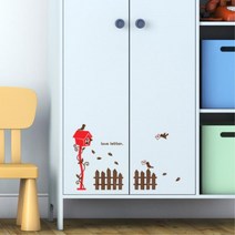 우체통 울타리 모양스티커 카페 벽포인트스티커 테이프 어린이집 학원 현관 부엌 리폼