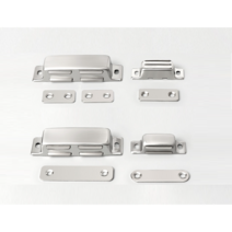 스텐 자석 빠찌링 싱크대 욕실장 경첩 장농 경첩 자석 원터치 문빠찌링, 측면 2구 B