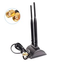 5G 듀얼 밴드 와이파이 안테나 높은 이득 6dbi Omni 방향성 RP-SMA 플러그 커넥터가 무선 라우터 용 마그네틱베이스가있는, 다른
