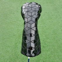 북유럽 geometric 큐브 컨셉 디자인 드라이버 우드 유틸리티 커버 BRABANT, 블랙 - 드라이버