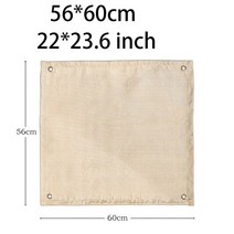 방염포방염천불티방지커버필름불연재캠핑방염포장갑시트지안티 난연 매트 천으로 야외 캠핑 장비 단열 화재, 03 56x60cm