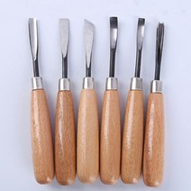 [목공 조각칼] 8Pcs 및 6Pcs 딱따구리 나무 조각 전문 목공 그레이버 우드카빙, 6PCS-A