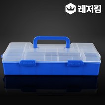 다용도 2단 태클박스 민물 바다 루어낚시 소품케이스