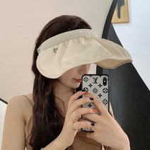 달모아 여성 썬캡 햇빛가리개 창모자 골프 챙모자