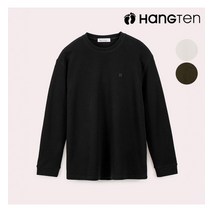 행텐 행텐 남성 커프 립 와플 티셔츠-BI9L073160705