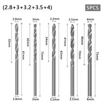 목공 카운터 싱크 라우터 비트 세트 8mm 생크 나사 추출기 목재 밀링 커터용 Remon 철거, 01 5PCS