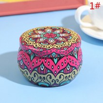 초콜릿만들기키트 카카오 코팅 발렌타인데이 화이트데이 미니 라운 Tinplate 상자 커피 통 꽃 도넛 케이크, 06 Tin Box