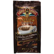 랜드 오 레이크 코코아 믹스 클래식 초콜릿 수프림 1.25온스(12팩), Chocolate, 1.25 Ounce (Pack of 12)