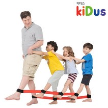 (짱스)h55 유아체육 지네발 릴레이게임(4인용), 색상_블루