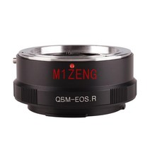 Rollei qbm 마운트 렌즈 용 QBM-EOSR 어댑터 링 캐논 eos-r RF R3 R5 R6 RP EOSRP 풀 프레임 카메라, 한개옵션0