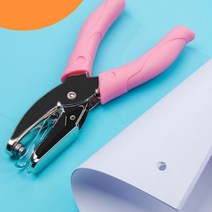 DM PKFARM 사무용 페이퍼홀 펀칭기 휴대용 1구 핸디 펀칭기, 1개, 스텐3mm