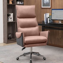 컴퓨터 의자 가정용 회전 좌석 게임 다기능 방폭 섀시 공부 사무실 편안한 앉기, 02 Brown