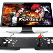 [해외직구] 2인용 조이스틱 PC용 게임패드 게임컨트롤러 철권 아케이드 컨트롤러, 1개, 4버튼형