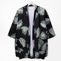 제이에이치스타일 하와이 로브 린넨 가디건
