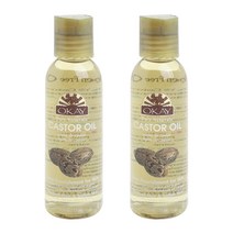 오케이 퓨어 내추럴스 딥 너리시먼트 포 스킨 캐스터 오일, 2개, 59ml