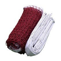 배구안테나 배구 배드민턴 네트 족구 테니스 메쉬 해변 정원 실내 야외 게임 red green knotless net, 빨간, 협력사
