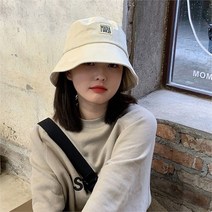 [코지] 남녀공용 마리아 자수 패치 버킷햇 벙거지