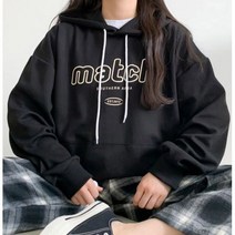 남녀공용 오버핏 라이크 프린팅 양기모 후드티 3컬러
