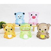 나성 애니멀 투명저금통 5개입, 1세트(5개입)