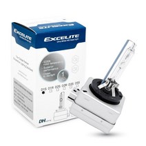 엑셀라이트 자동차 헤드램프 순정형 전구 HID D1S 6000K 헤드라이트 더밝게 더멀리 깨끗한시야 안전운행, D2R-4000K