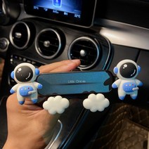 차량용 핸드폰 거치대 브랏켓 송풍구 캐릭터 자동차꾸미기, C