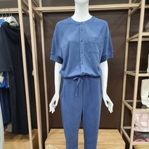 시에로 허리밴딩 반팔 소매 져지 점프수트 SH2OPF523