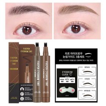 1+1+눈썹가이드 / 파이브펜 타투 아이브로우 틴트 / 10일지속, 색상03)파이브펜 딥+내추럴+가이드
