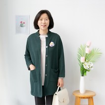 J088 민차플리츠가디건민차플리츠가디건 엄마외출복 코트 사파리 중년여성 3XL~빅사이즈 코트 마담의류 미시옷 롱 플리츠코트 주름가디건