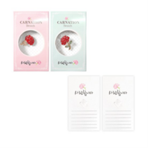 투영디자인 카네이션 사랑브로치 2종 + 카드 랜덤 발송, 혼합 색상, 5세트