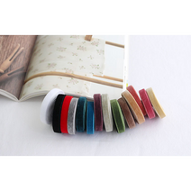 릴리패브릭 2마)10mm 벨벳리본테이프(14컬러), 14 퍼플