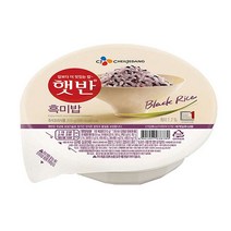 햇반 흑미밥 작은공기 130g 즉석밥, 2개