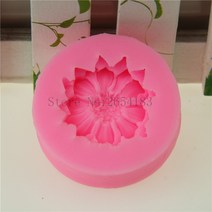 밀랍왁스 천연밀랍왁스 야화 큰꽃 국화 Silicone 퐁 당 Soap 3D 케이크 금형에서 산 컵에게 컵 Jelly Candy, 한개옵션0