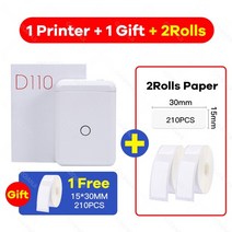 인생네컷 기계 스티커 사진기 스마트폰 사진 인화기 niimbot d110 mini 휴대용 열 라벨 프린터 종이 롤 hangul 블루투스 라벨 프린터 pocket 바코드 184, 화이트 라벨 2개 추가