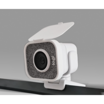 로지텍 스트림캠 렌즈 커버 가리개 logitech streamcam 캠커버 덮개 캡, 화이트, 1. StreamCam