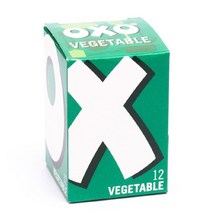OXO 옥소 야채 스톡 큐브 71g (12조각) vegetable stock 육수, 3개