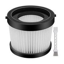 DCV5011H DCV501HB 헤파 데월트용 진공 필터 20V 진공 코드리스 핸드헬드 진공 부품 번호 DCV5011H 탈착식 및 세척식 교체 필터 액세서리 2팩 세트 1 청소 브, 1 Pack