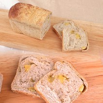 [참농부들] 국내산 통밀로만든 미니밤식빵 미니블루베리식빵 HACCP적용, 미니 밤식빵 300g x 1개