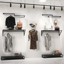 디자인 벽행거 행거, 일자벽행거 100cm