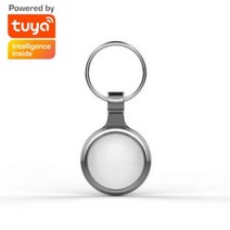 트래커 tuyasmart life 앱 스마트 태그 키 분실 방지 장치 애완 동물 분실 방지 위치 추적기 스마트 블루투스 호환 추적기 추적기, CHINA_1PC White