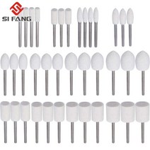 카운터싱킹 싱크 보링 3mm 생크 양모 펠트 장착 연마 버핑 휠 od 3-20mm 드릴, 20mm 5개, 총알형