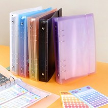 [바보사랑] 워너디스 A5 6공 PP 바인더 커버 (5종), 옵션:05.블랙(Black)