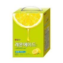 담터 레몬에이드 믹스, 15g, 1개, 80개입